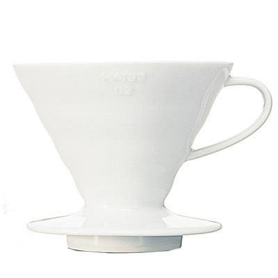 Hario V60 Ceramic - ceramic coffee dripper - white 02