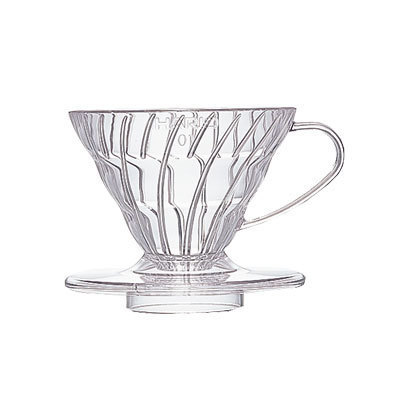 Hario V60 - plastic coffee dripper - 1 cup