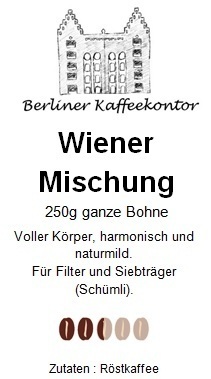 Wiener Mischung 1000g Bohne