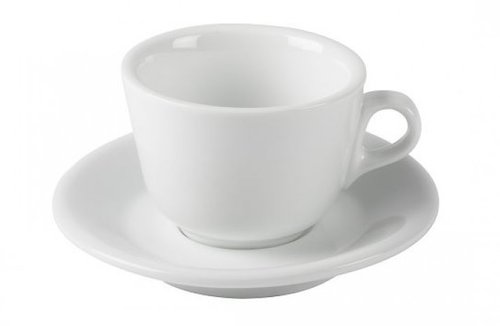 Cappuccino cup white