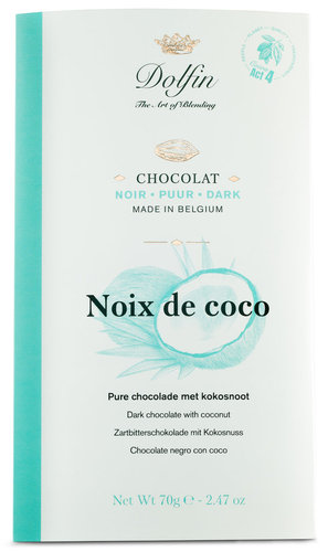 Dark chocolate with Coconut - Dolfin