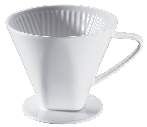 cilio Porzellan Kaffeefilter Größe 6 - weiß