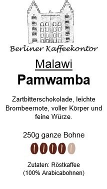 Malawi Pamwamba 250g Bohne
