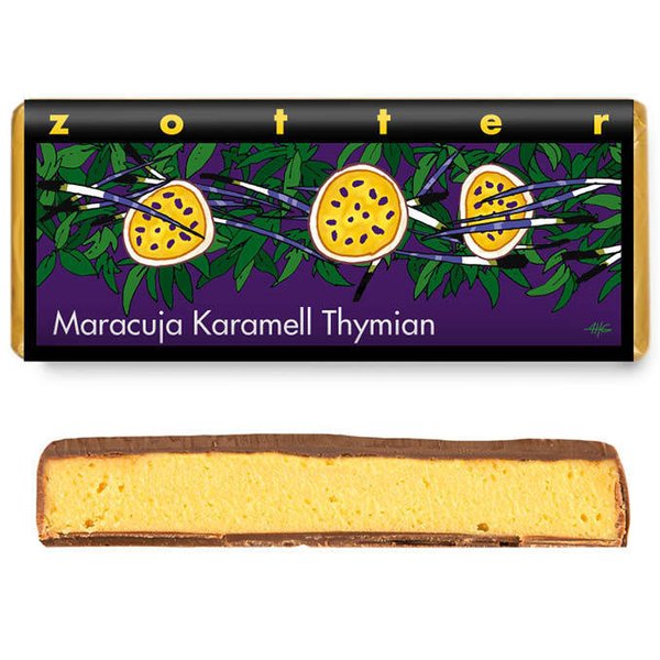 Maracuja Karamell Thymian - Zotter Schokolade