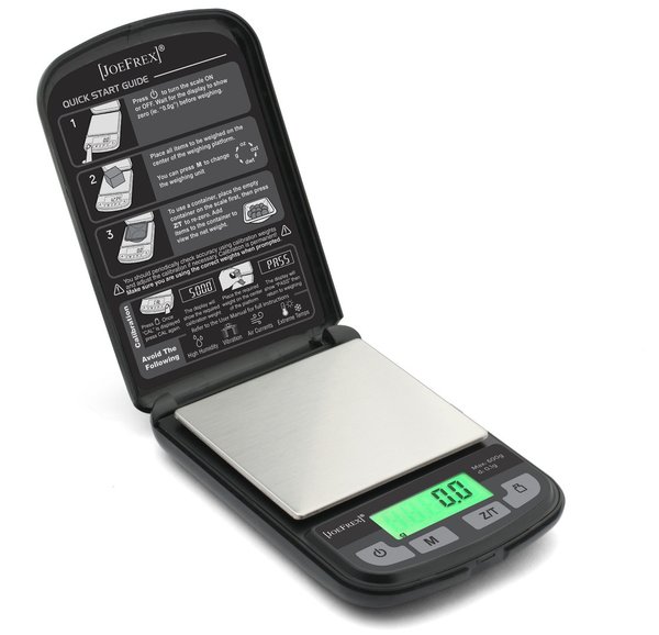 digital espresso scale with battery