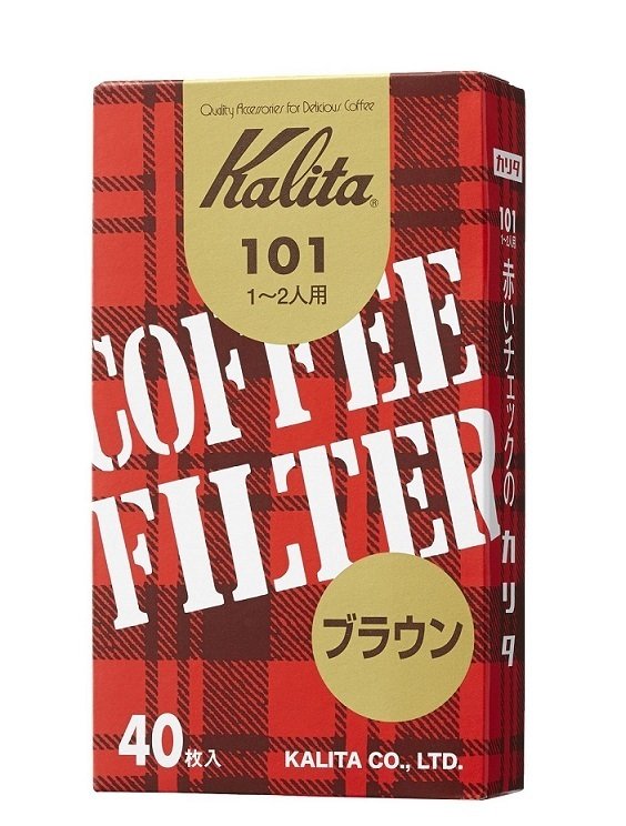 Kalita 101 Coffee Filter brown 40 Pieces