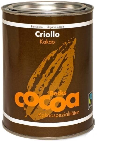 Bio Trinkschokolade Criollo - Becks Cocoa - 250g